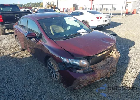 2015 Honda Civic Ex-L from USA, damaged, VIN 2HGFB2F98FH538280